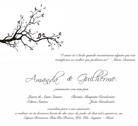 Convite Digital Casamento