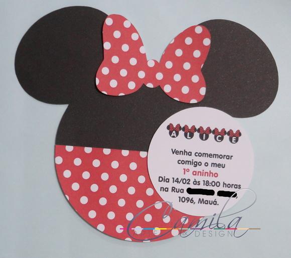 Convite Minnie