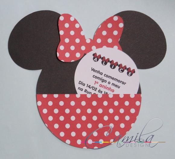 Convite Minnie