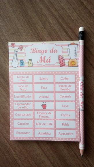 Kit Bingo Chá de Cozinha