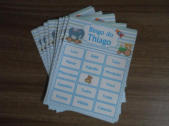 Kit Bingo chá de bebê