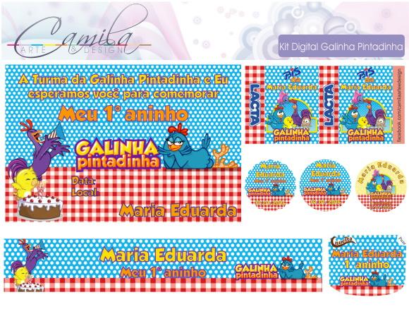 Kit Digital Galinha Pintadinha