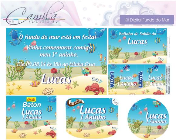 Kit Digital Fundo do Mar