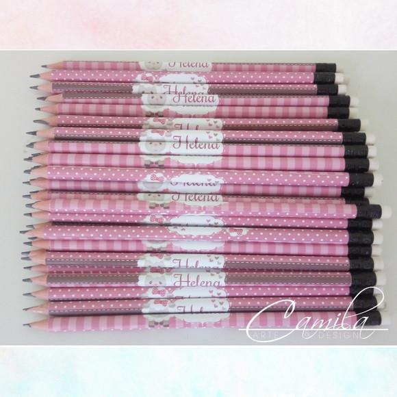 Lápis personalizado ovelhinha