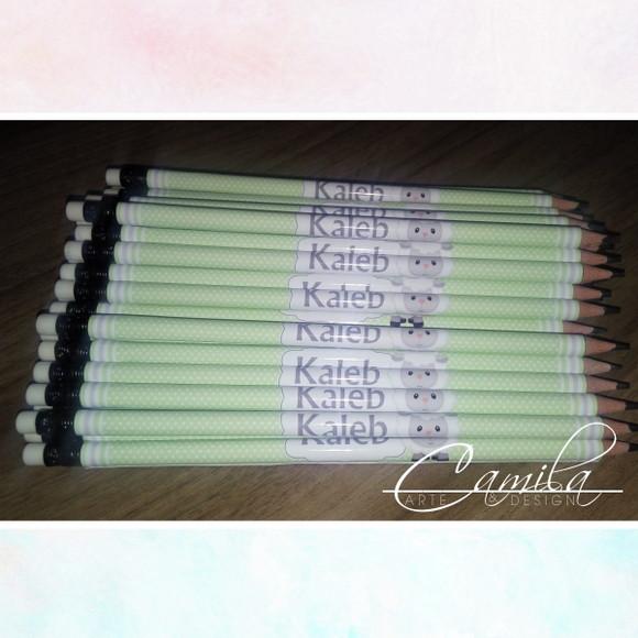Lápis Personalizado Ovelhinha