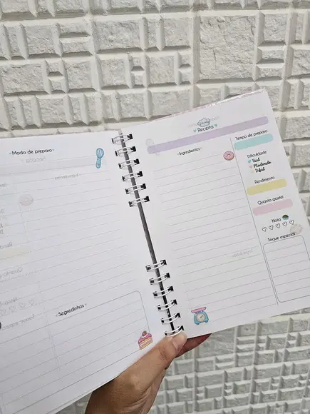 Caderno de Receitas Personalizado