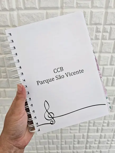 Caderno Lista de Presença Organistas Ccb