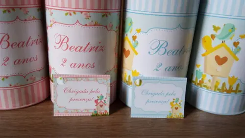 Cofrinho Personalizado Jardim