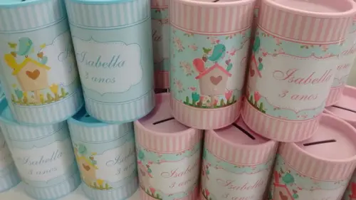 Cofrinho Personalizado Jardim