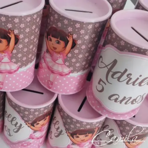 Cofrinho Personalizado Dora Bailarina