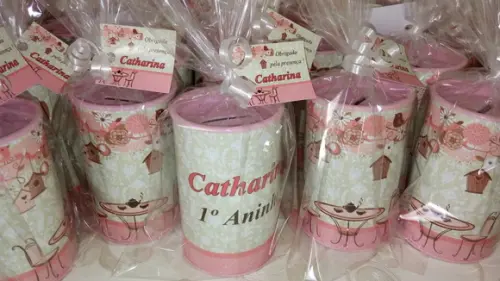 Cofrinho Personalizado Jardim