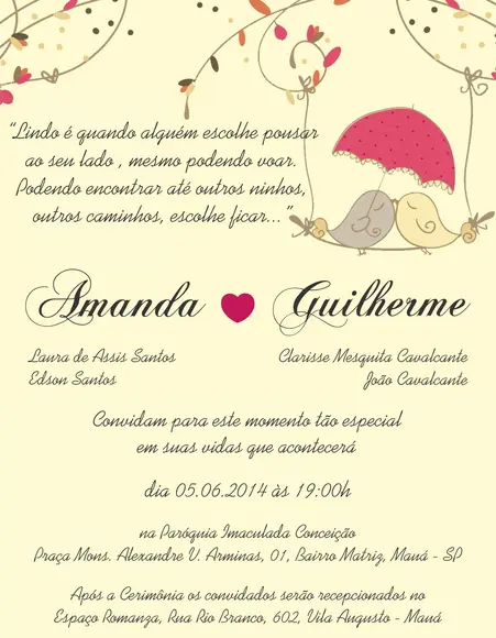 Convite Digital Casamento