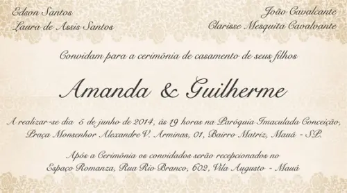 Convite Digital Casamento