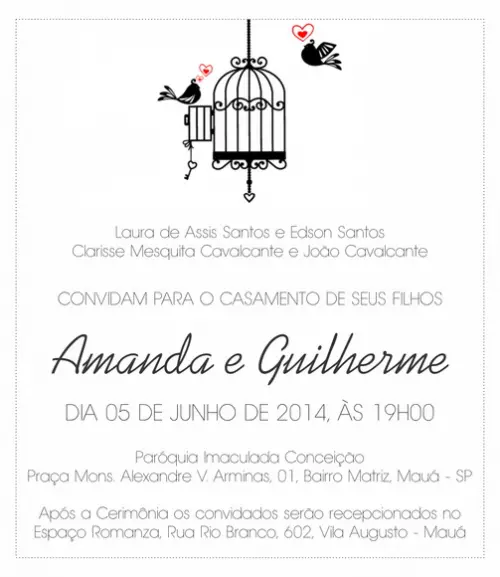 Convite Digital Casamento