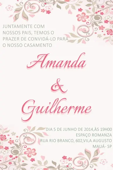 Convite Digital Casamento
