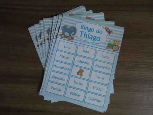 Kit Bingo chá de bebê