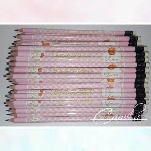 Lápis Personalizado Coroa Realeza