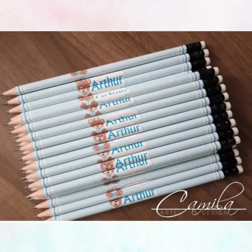 Lápis Personalizado Ursinho Príncipe