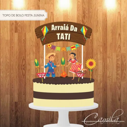 Topo de Bolo Festa Junina