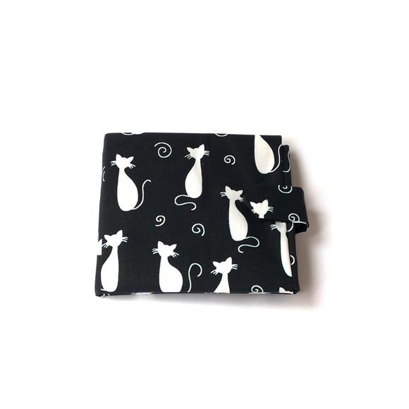 Carteira Gatos Branco e Preto