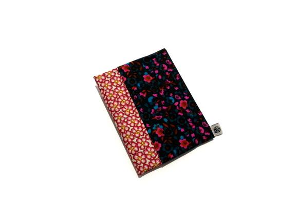Carteira Slim - Floral Verde e Rosa