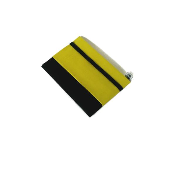 Carteira Slim - Verde Lima e Preto