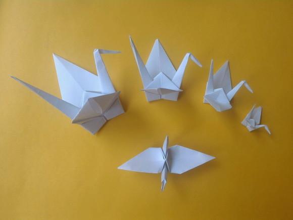 Encomenda Virginia - tsurus prateados 10cm