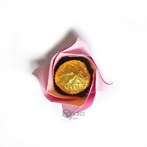 Forminha Origami - Rosa - 10 Unidades