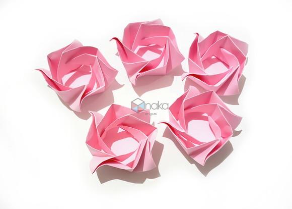 Forminha Origami - Rosa - 10 Unidades