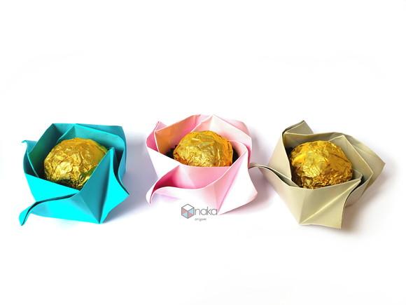 Forminha Origami - Rosa - 10 Unidades