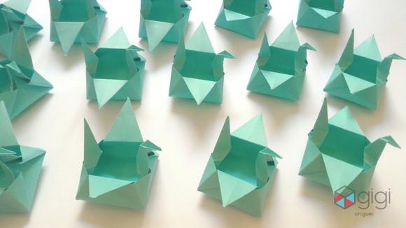 Forminha Origami - Tsuru - 10 Unidades