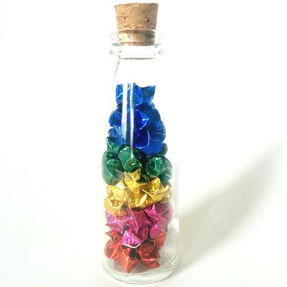Garrafa Estrelinhas de Origami