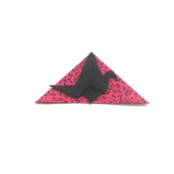 Marcador de Livro Tsuru - Floral Rosa
