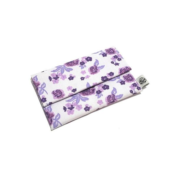 Mini Porta Moedas - Floral Lilás