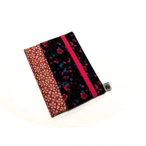 Carteira Slim - Floral Verde e Rosa 2