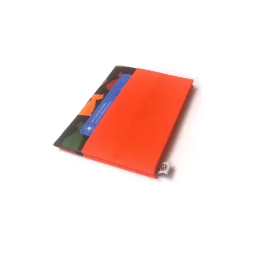 Carteira Slim - Laranja com Gatos