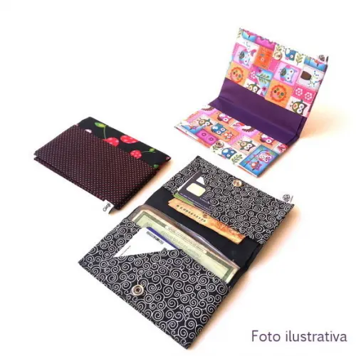 Carteira Slim - Gatos II