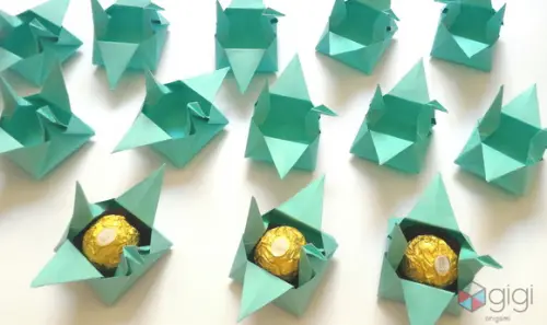 Forminha Origami - Tsuru - 10 Unidades