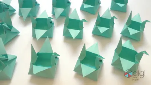 Forminha Origami - Tsuru - 10 Unidades
