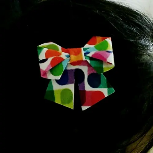 Lacinho TicTac - Rosa floral preto