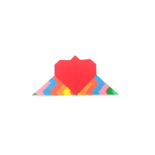 Marcador de Livro Coração - Chevron