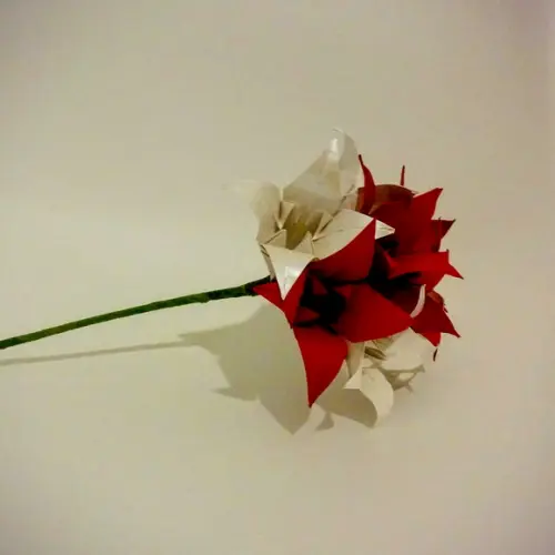 Mini Buquê Lírios - Vermelho