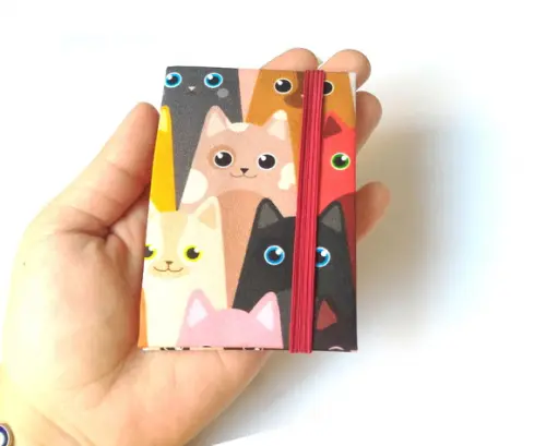Mini Carteira - Gatos