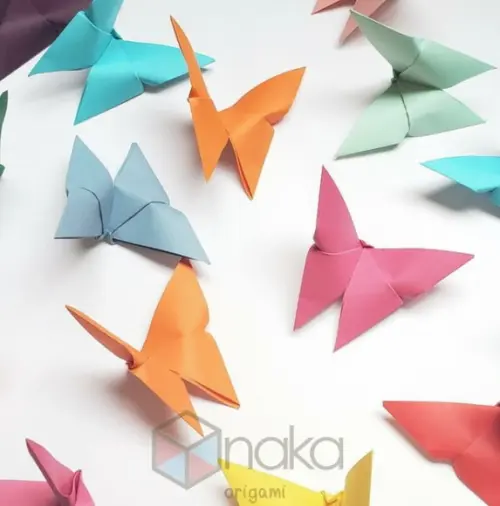 Origamis no Fio - 15 Fios com Origamis 7cm