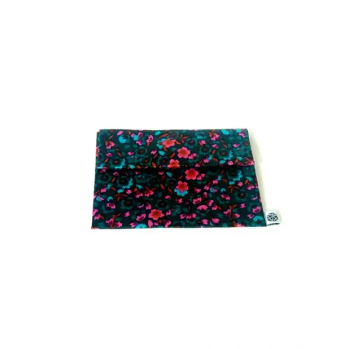 Porta Moedas/ID - Floral Verde