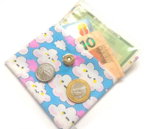 Porta Moedas/ID - Nuvem