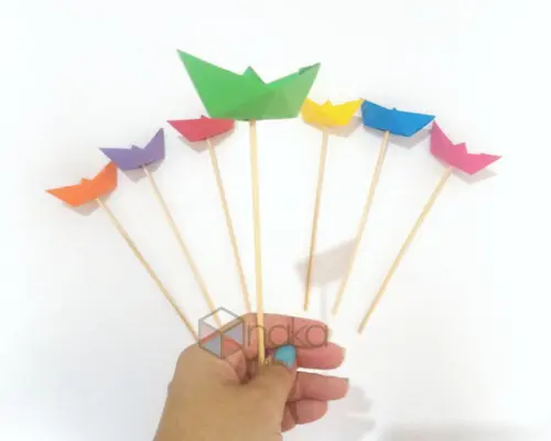 Topper de Barquinho para Bolo - 10 Unidades