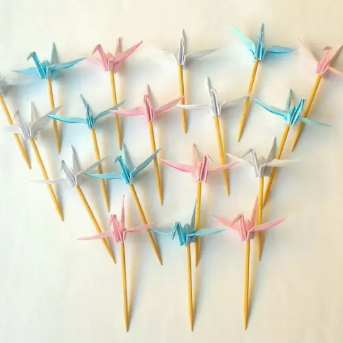Topper de Tsurus para Doces e Cupcakes