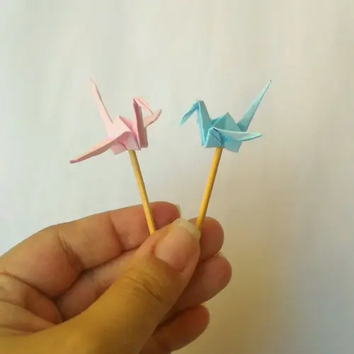Topper de Tsurus para Doces e Cupcakes