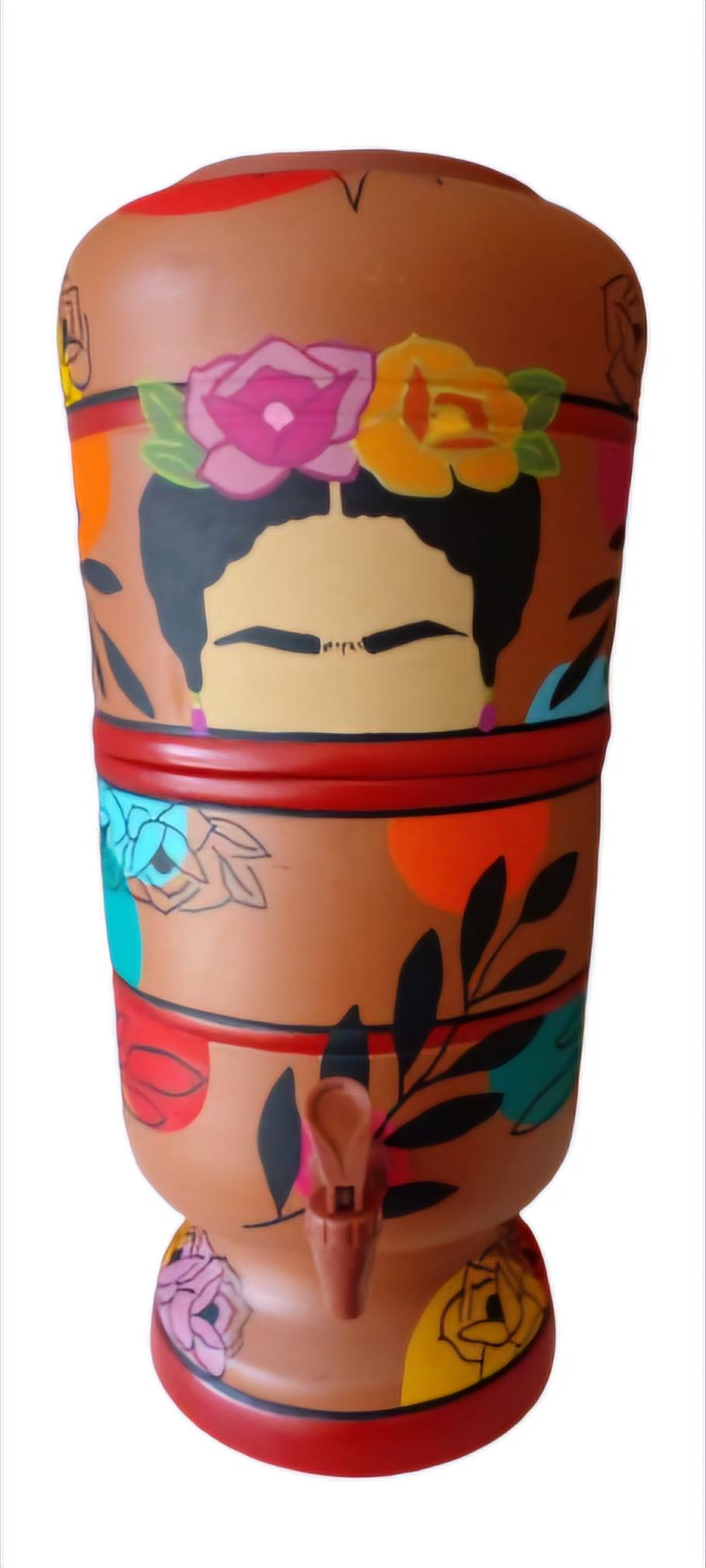 Filtro de Barro Decorado Frida 6 litros